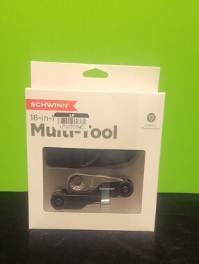 Schwinn Black and Silver 18-in-1 Bike Multi-Tool